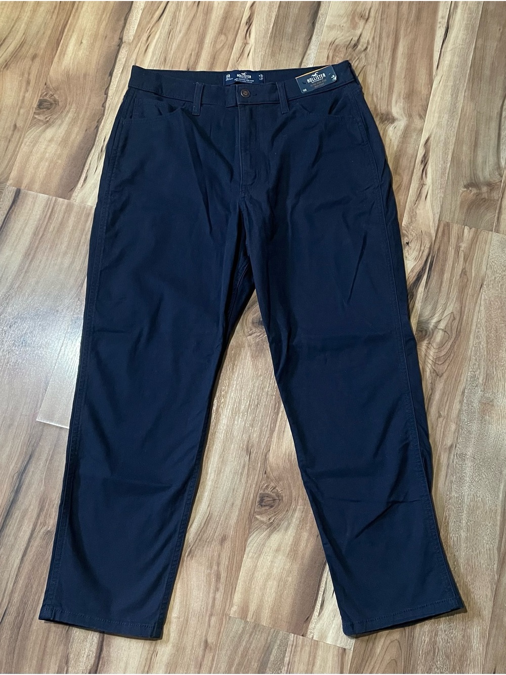 NWT Hollister Navy Blue Ultra High Rise Mom Pants Size 15